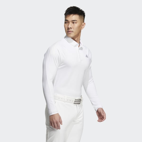 White 콜드레디 긴팔 폴로 셔츠