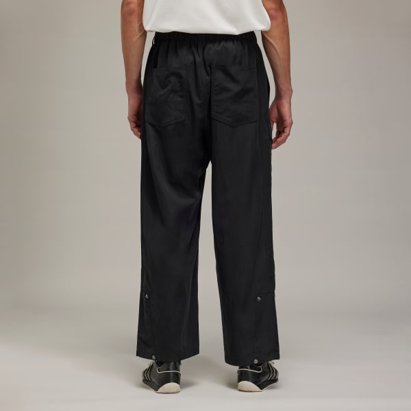 【着後レビューで 送料無料】 Washed Y-3 Twill adiClub with Shipping Free | Black - Pants パンツ