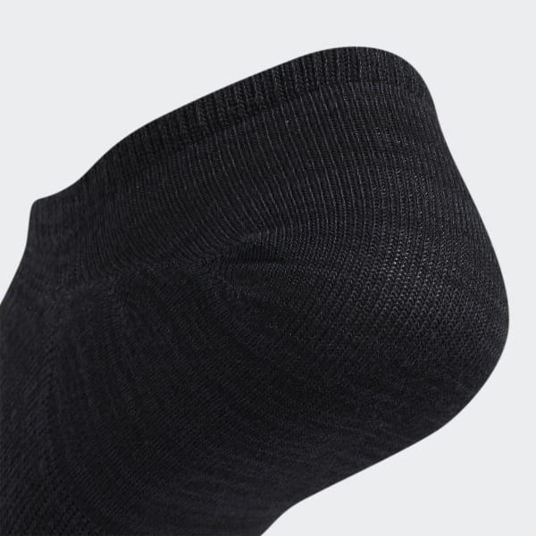 Black Superlite Super-No-Show Socks 6 Pairs