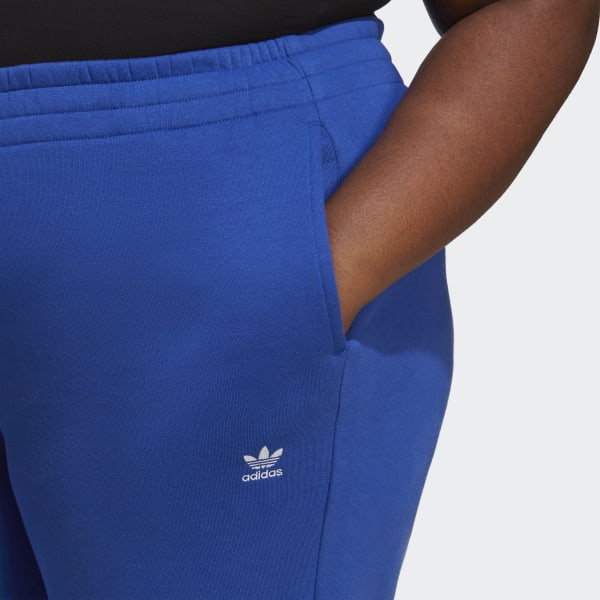 adidas Essentials Fleece Joggers (Plus Size) - Blue | Women's Lifestyle ...