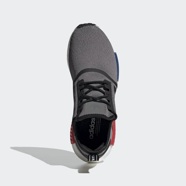adidas originals men's nmd_r1 shoes grey/blue