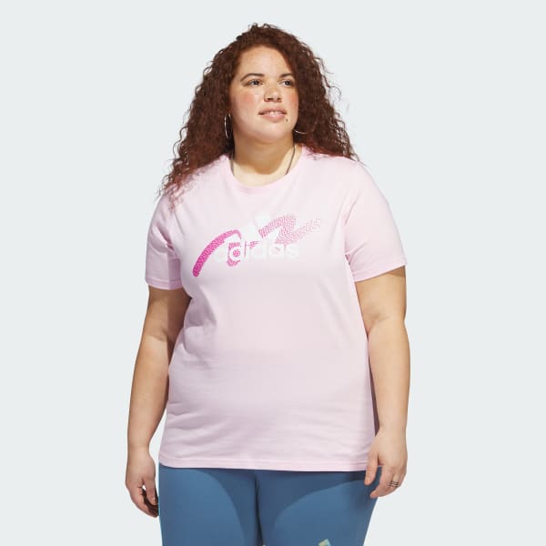 Rosa Remera Estampada Sportswear Two-Tone Digibrush