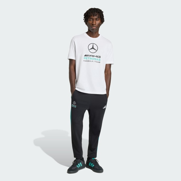 Bialy KOSZULKA Z GRAFIKĄ MERCEDES - AMG PETRONAS FORMULA 1 TEAM DNA
