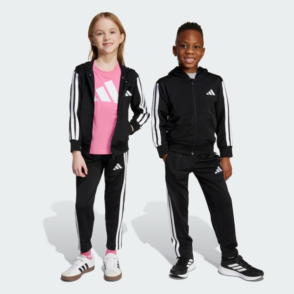 Black Essentials Tracksuit Kids