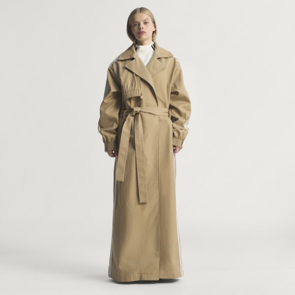 adidas Trench Coat - Brown | Free Shipping with adiClub | adidas US