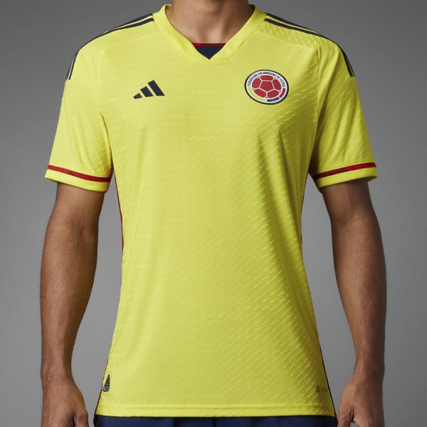 Adidas 2021-22 Colombia Home Jersey Yellow Men XL