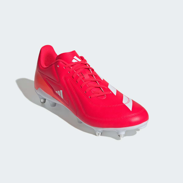 Rouge Chaussure de rugby RS15 Terrain Gras