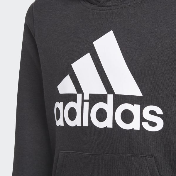 cierna Mikina s kapucňou adidas Essentials
