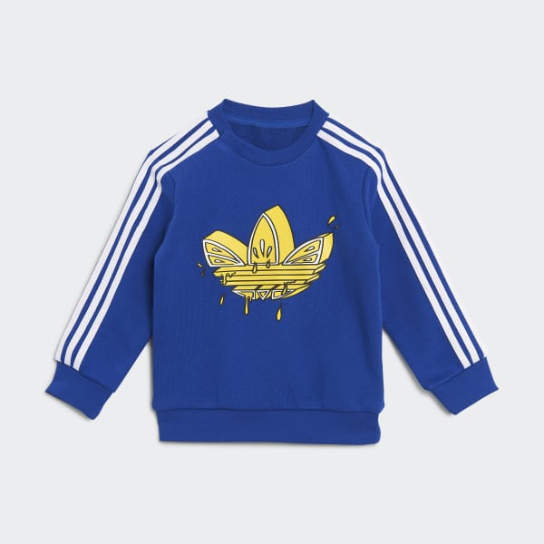 adidas trefoil blue