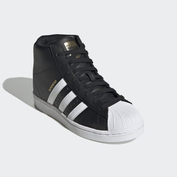 adidas superstar up black and white