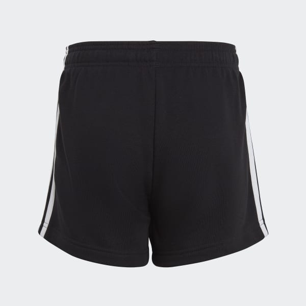 Black Essentials 3-Stripes Shorts