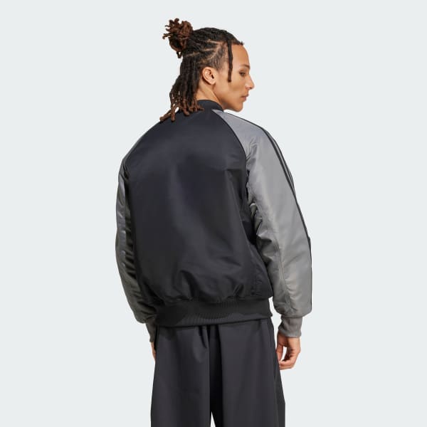 【adidas】COLLEGIATE JACKET ジャケット Adidas Collegiate Premium Varsity Bomber Jacket Q3 White