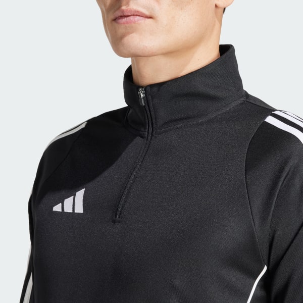 Adidas black training top shop