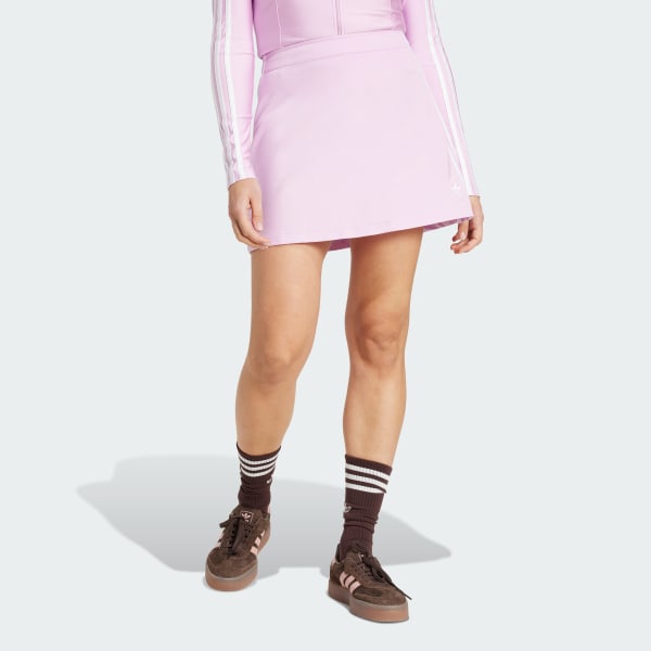 adidas Adicolor 3-Stripes Mini Skirt - Purple | adidas UK