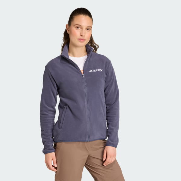 Blue Multi Essentials Full-Zip Fleece 재킷