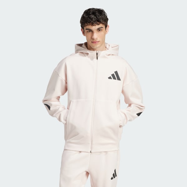adidas New adidas Full-Zip Hooded Treningsjakke Rosa