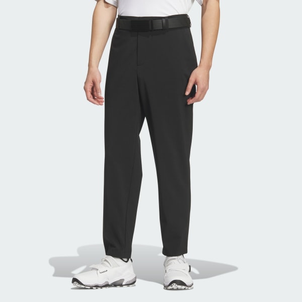 ブラック シアサッカー ロング パンツ