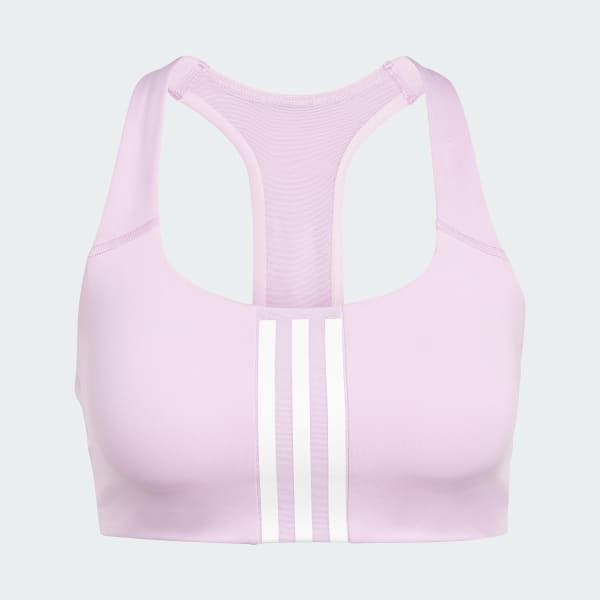 Violeta Top Deportivo Powerimpact Training 3 Franjas Soporte Medio