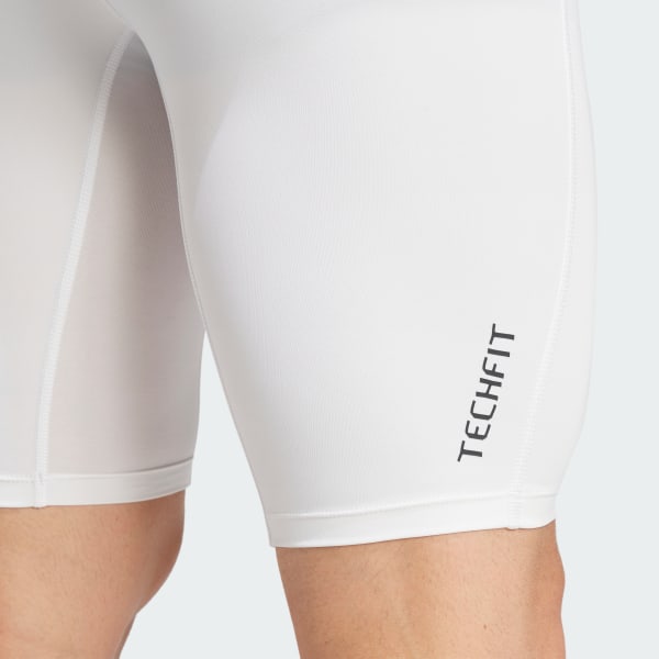 adidas TECHFIT Compression Training Short Tights White Free Shipping with adiClub adidas US