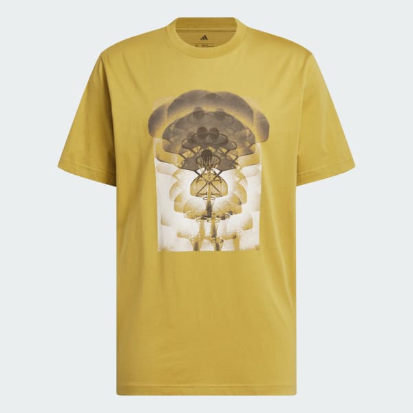 Yesil Kaleidoskop Basketbol Grafikli Tişört