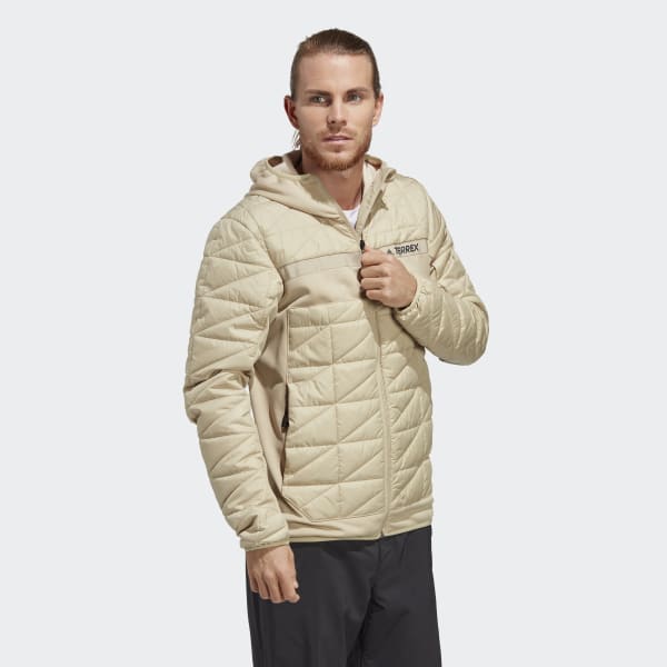 Beige Terrex Multi Primegreen Hybrid Insulated jakke