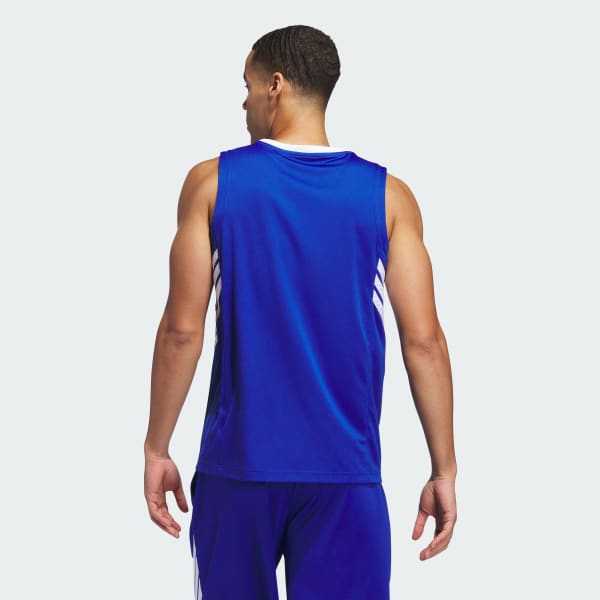 Blue adidas Basketball Legends Tank Top