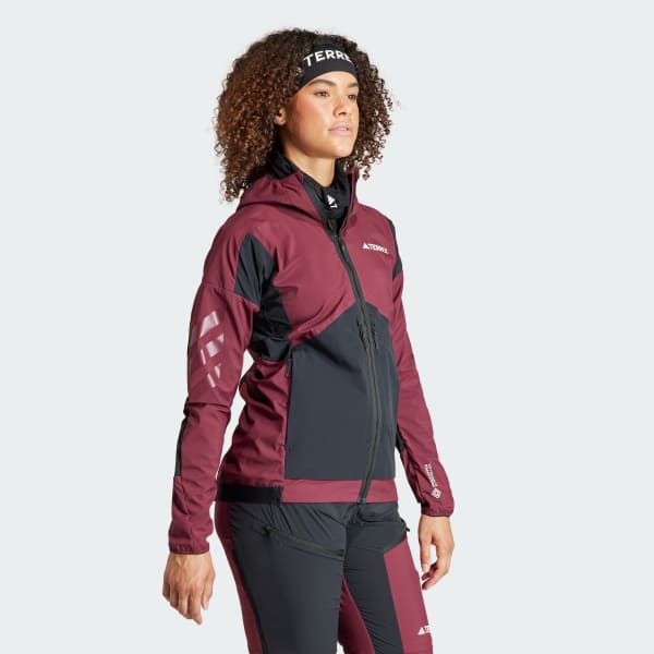 adidas Terrex Techrock Soft Shell Jacket Burgundy adidas T rkiye