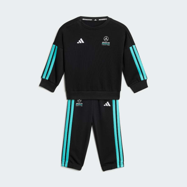 Preto CONJUNTO DESPORTIVO DE MANGA COMPRIDA MERCEDES - AMG PETRONAS FORMULA 1 TEAM DNA — BEBÉ