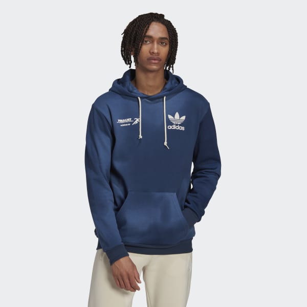 Azul Camisola com Capuz Mellow Ride Club