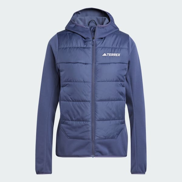 Blue Terrex Multi Hybrid Insulated Hooded Jacket