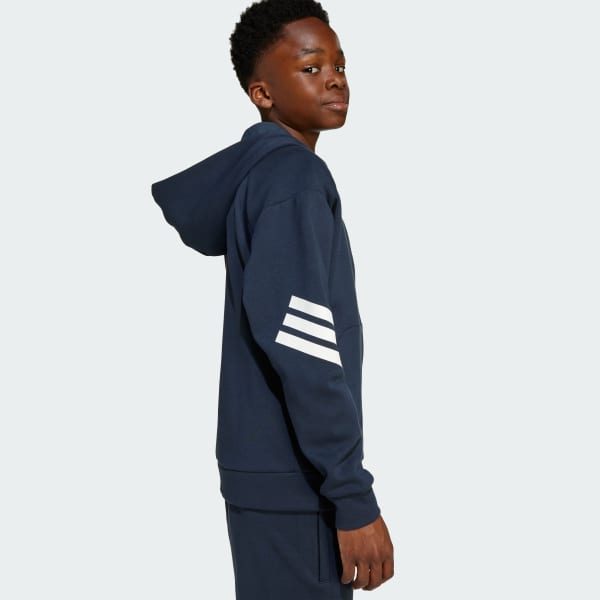 Future Icons 3-Stripes Full-Zip Hooded Track Jacket Kids