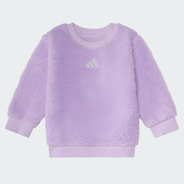 adidas Winterized 2-Piece Long Sleeve Fleece Pullover & Legging