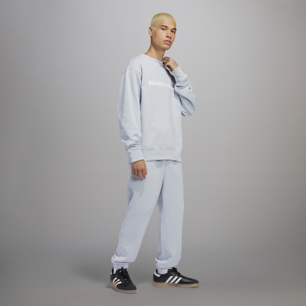 Niebieski Pharrell Williams Basics Crew Sweatshirt (Gender Neutral) M9479