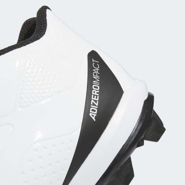 adidas Adizero Impact Molded Baseball Cleats - Black | Free
