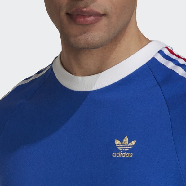 Niebieski 3-Stripes Tee DC815