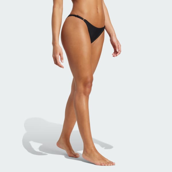 Noir Bas de bikini côtelé Iconisea