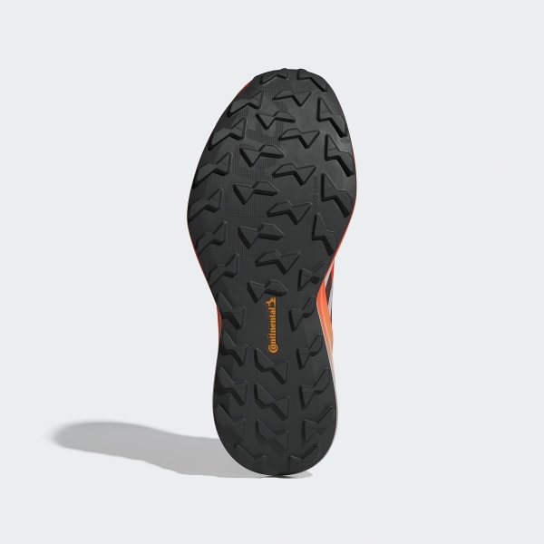 Orange Terrex Agravic 3 Trail Running Shoes