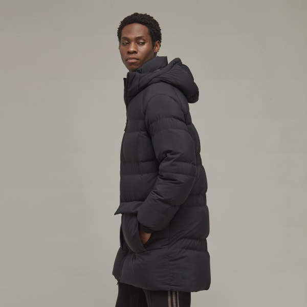 Black Y-3 Classic Puffy Down Hooded Parka CO761