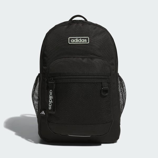 Black 백 투 스쿨 백팩 리니어 로고