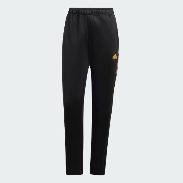 Black Tiro Cut 3-Stripes Track Pants