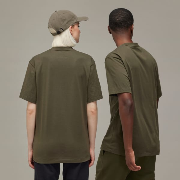 adidas Y-3 Regular Short Sleeve Tee - Green | Free Shipping adidas Y-3 Regular Short Sleeve Tee - Green | Free Shipping
