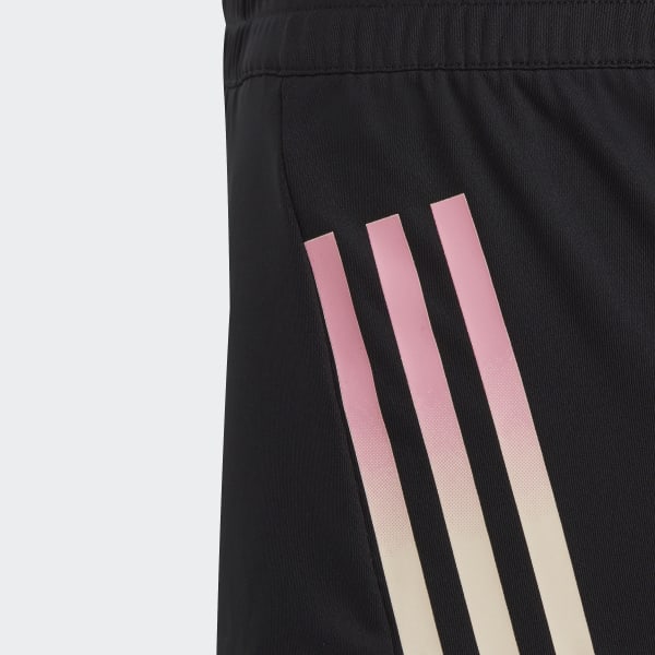 Schwarz AEROREADY 3-Streifen Knit Shorts