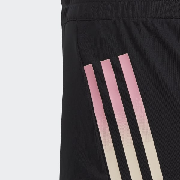Svart AEROREADY Training 3-Stripes Knit shorts