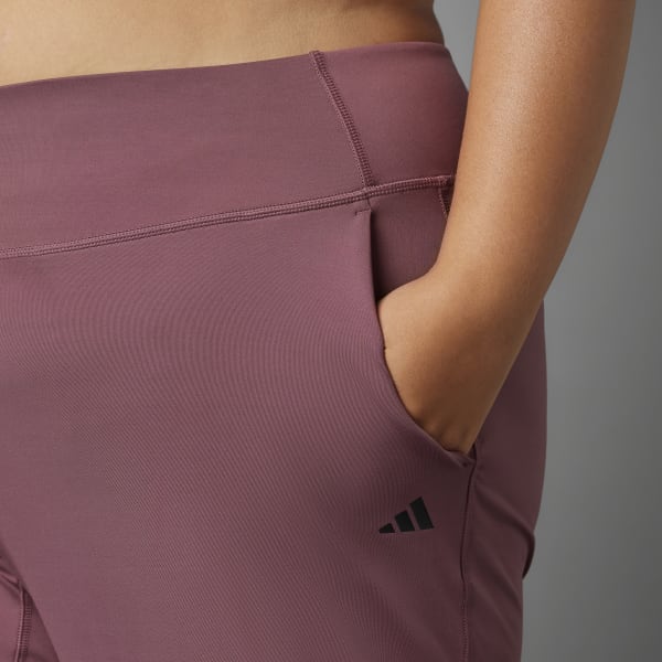 Heathyoga Solid Maroon Burgundy Yoga Pants Size XL - 50% off