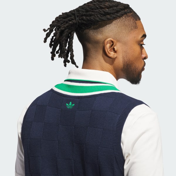 アディダスゴルフ　ベスト アディダス 【オリジナルスゴルフ】Originals ニット ベスト - ブルー