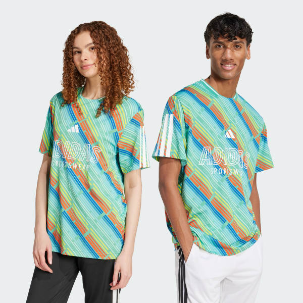 Verde Playera Emerging Harmony Estampada