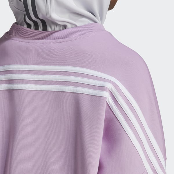 Purple adidas jumper on sale
