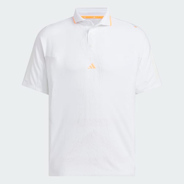 ホワイト アルティメット365ツアー クライマクール ジャカード 半袖 ポロシャツ