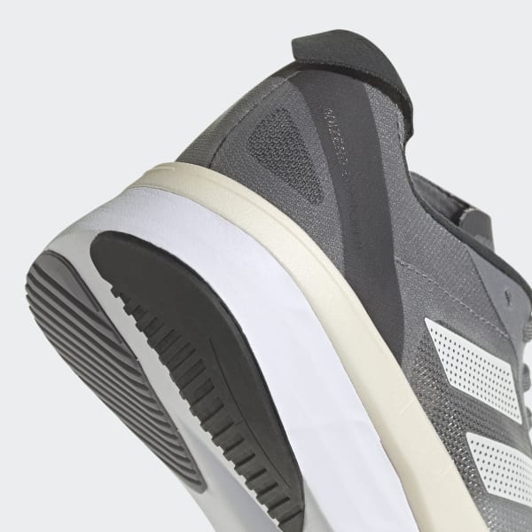 Grey Adizero Boston 11 Running Shoes