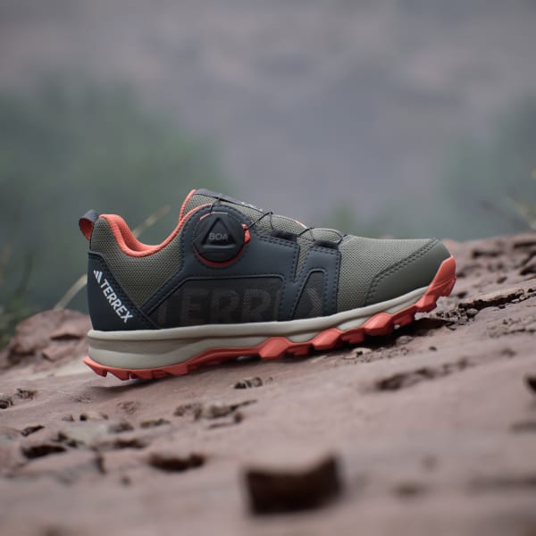 Vert Chaussure de trail running Terrex Agravic BOA Enfants
